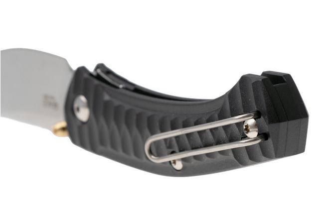 Afbeelding voor GiantMouse ACE Iona Sailor IONA-SAILOR-BLACK, Satin S90V, Black FRN, zakmes, Ansø en Voxnaes design 