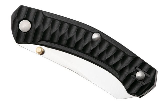 Afbeelding voor GiantMouse ACE Iona Sailor IONA-SAILOR-BLACK, Satin S90V, Black FRN, zakmes, Ansø en Voxnaes design 