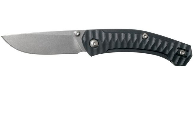 Image for GiantMouse ACE Iona Wolf Grey, Tumbled pocket knife, Ansø en Voxnaes design
