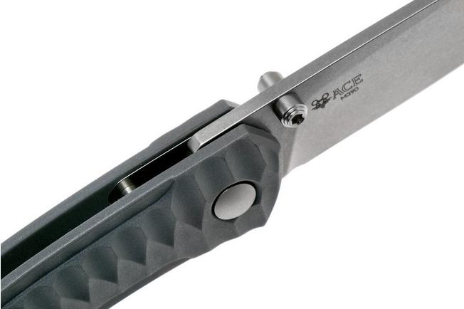 Image for GiantMouse ACE Iona Wolf Grey, Tumbled pocket knife, Ansø en Voxnaes design