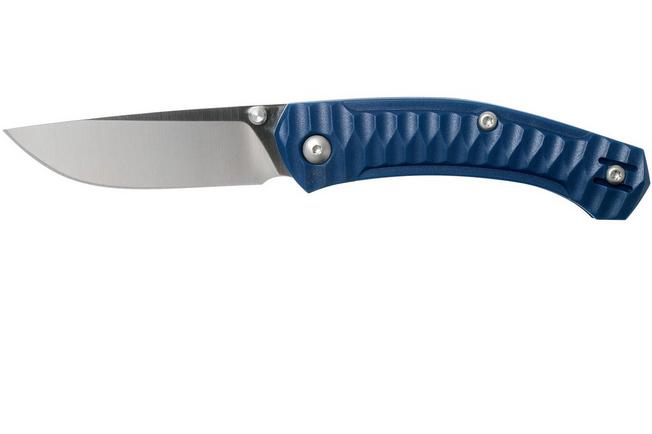 Image for GiantMouse ACE Iona Navy Blue, Satin pocket knife, Ansø en Voxnaes design
