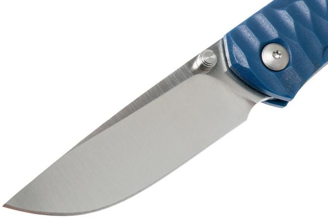 Image for GiantMouse ACE Iona Navy Blue, Satin pocket knife, Ansø en Voxnaes design