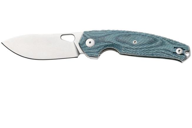 Afbeelding voor GiantMouse ACE Jagt JAGT-DENIM, Stonewashed Elmax, Denim Micarta, zakmes