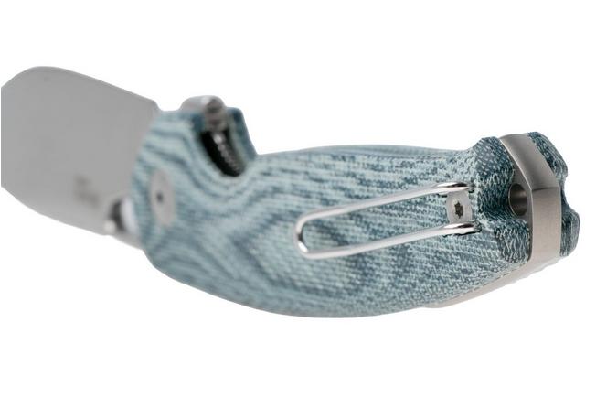 Afbeelding voor GiantMouse ACE Jagt JAGT-DENIM, Stonewashed Elmax, Denim Micarta, zakmes