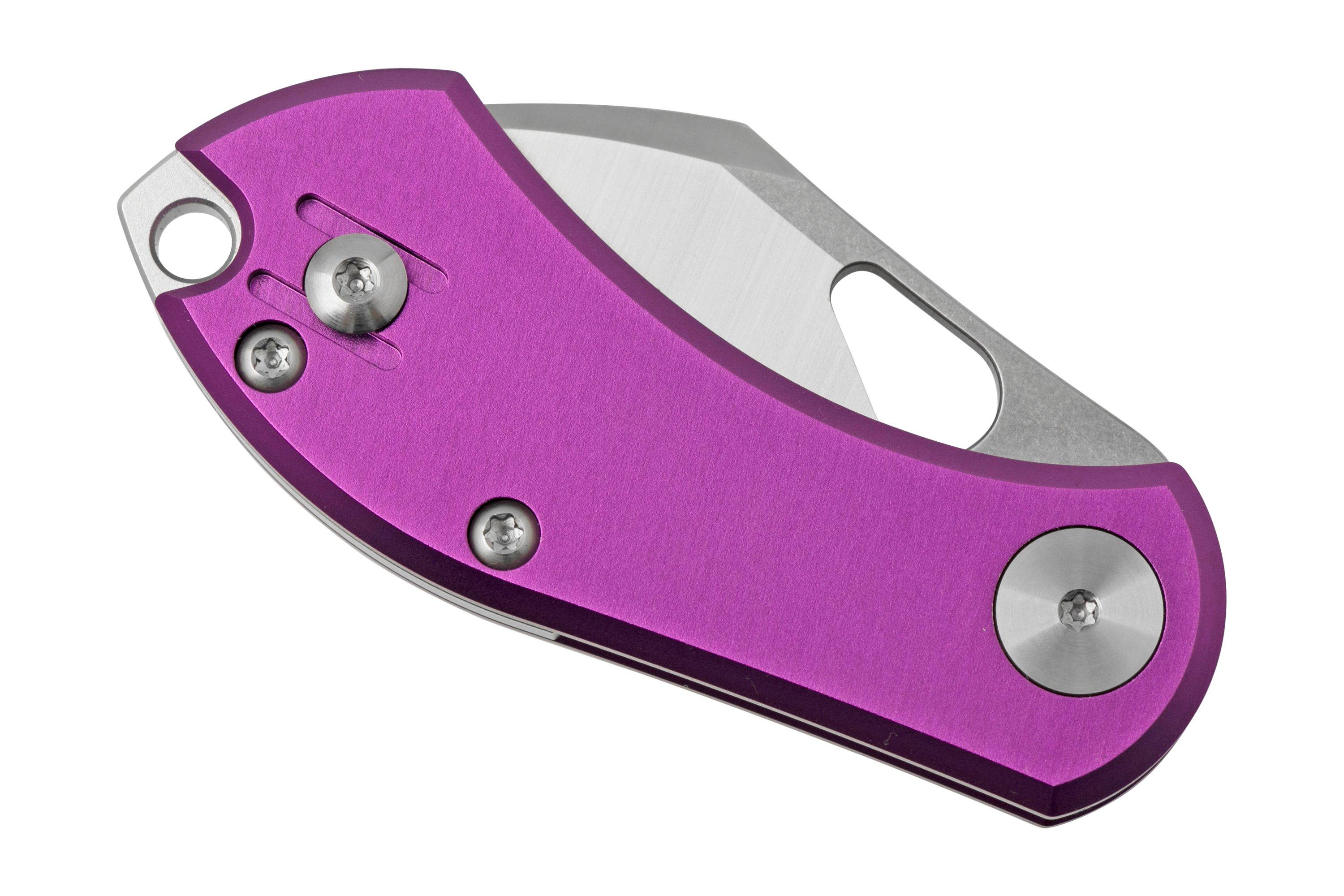 GiantMouse ACE Nibbler Violet Aluminum, N690 couteau de poche, Ansø et