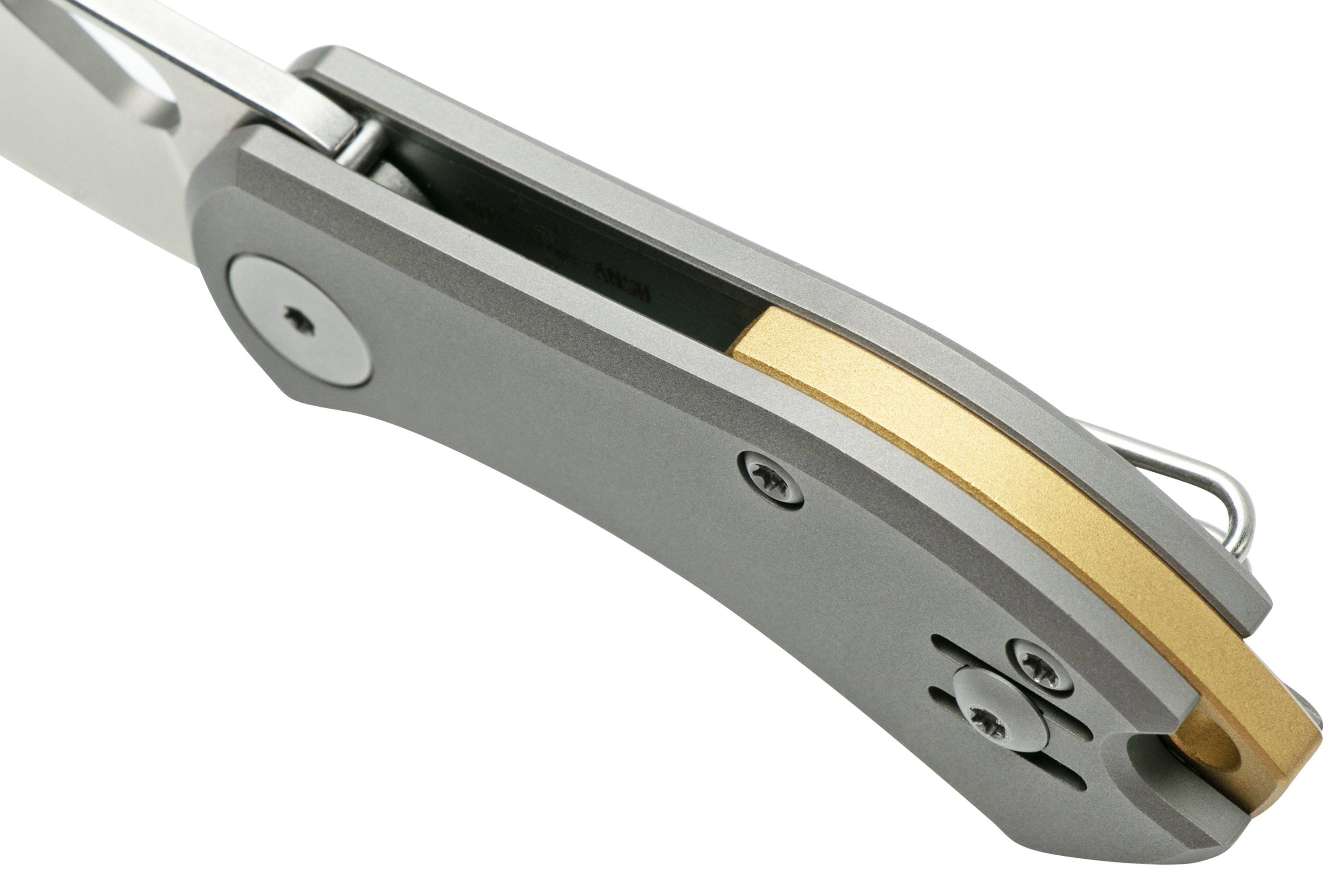 GiantMouse ACE Nibbler Titanium, 20CV pocket knife, Ansø and Voxnaes design Advantageously