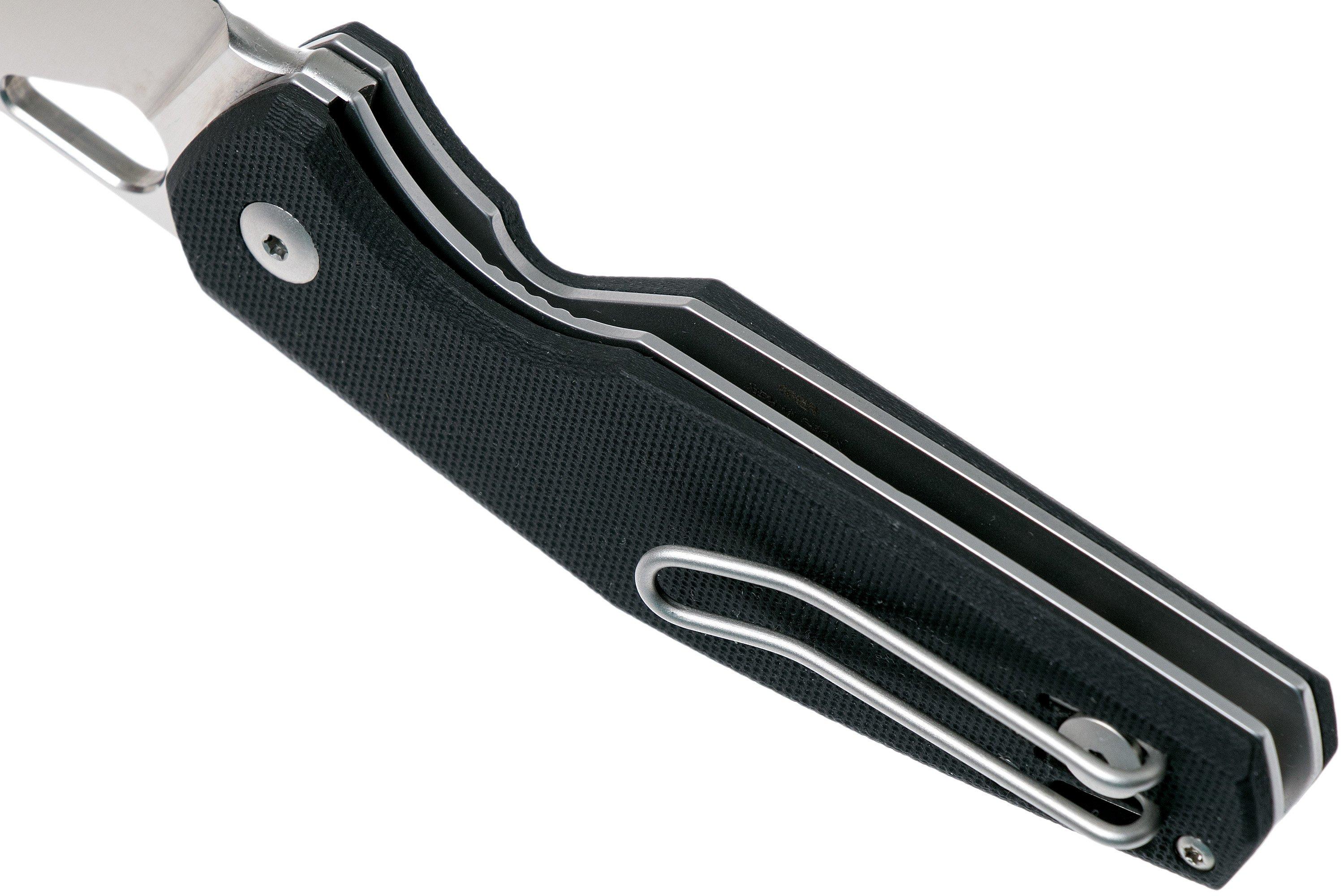 GiantMouse ACE Nimbus Black G10 pocket knife, Ansø en Voxnaes design ...