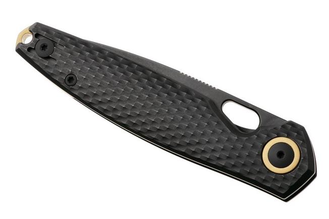 Afbeelding voor GiantMouse ACE REO REO-TITANIUM-BLACKOUT, PVD MagnaCut, PVD Titanium, zakmes, Ansø en Voxnaes design, Ansø en Voxnaes design