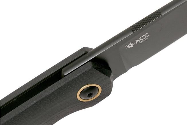 Image for GiantMouse ACE Sonoma V2 Blackout, G10, Black PVD pocket knife, Ansø en Voxnaes design