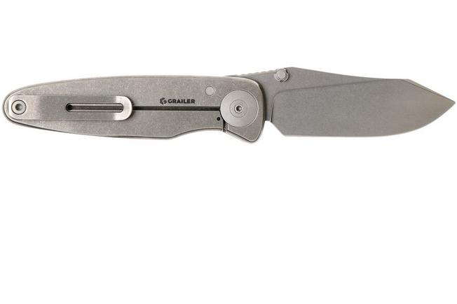 Image for Grailer 1 pocket knife, Brown Maple Burl Inlay, Dirk de Wit design