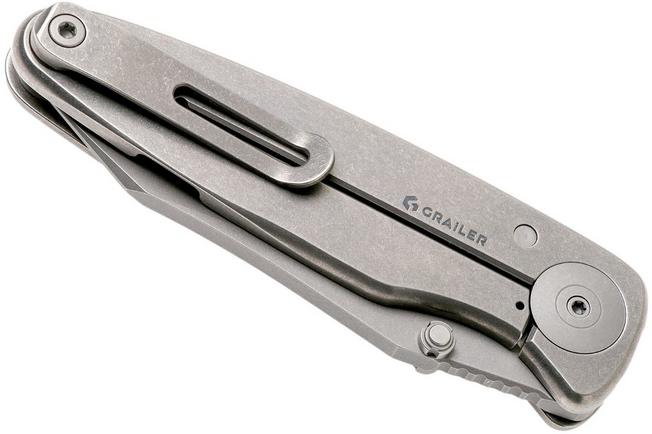 Image for Grailer 1 Hollow, Green Micarta, Limited Edition pocket knife, Dirk de Wit design