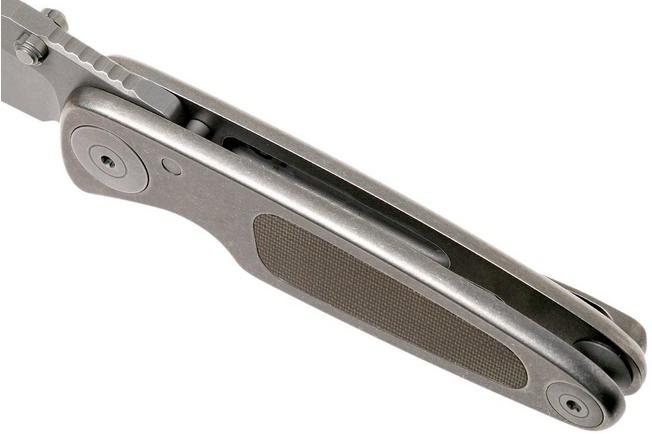 Image for Grailer 1 Hollow, Green Micarta, Limited Edition pocket knife, Dirk de Wit design