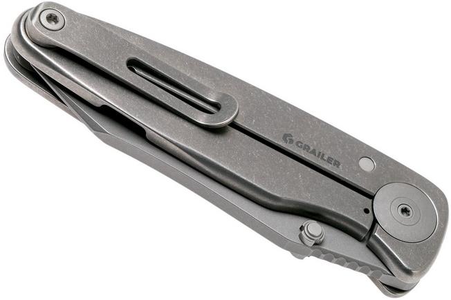 Image for Grailer 1 Hollow, Platan Wood, Limited Edition pocket knife, Dirk de Wit design