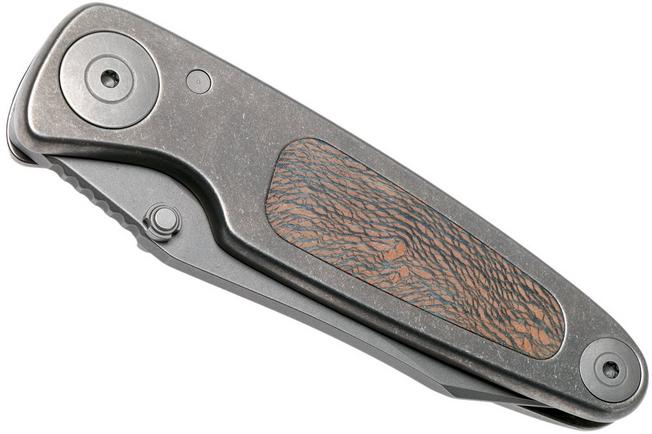 Image for Grailer 1 Hollow, Platan Wood, Limited Edition pocket knife, Dirk de Wit design
