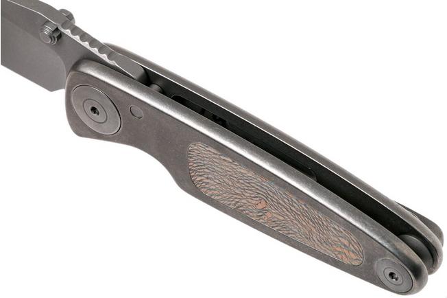 Image for Grailer 1 Hollow, Platan Wood, Limited Edition pocket knife, Dirk de Wit design
