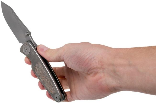 Image for Grailer 1 Hollow, Platan Wood, Limited Edition pocket knife, Dirk de Wit design