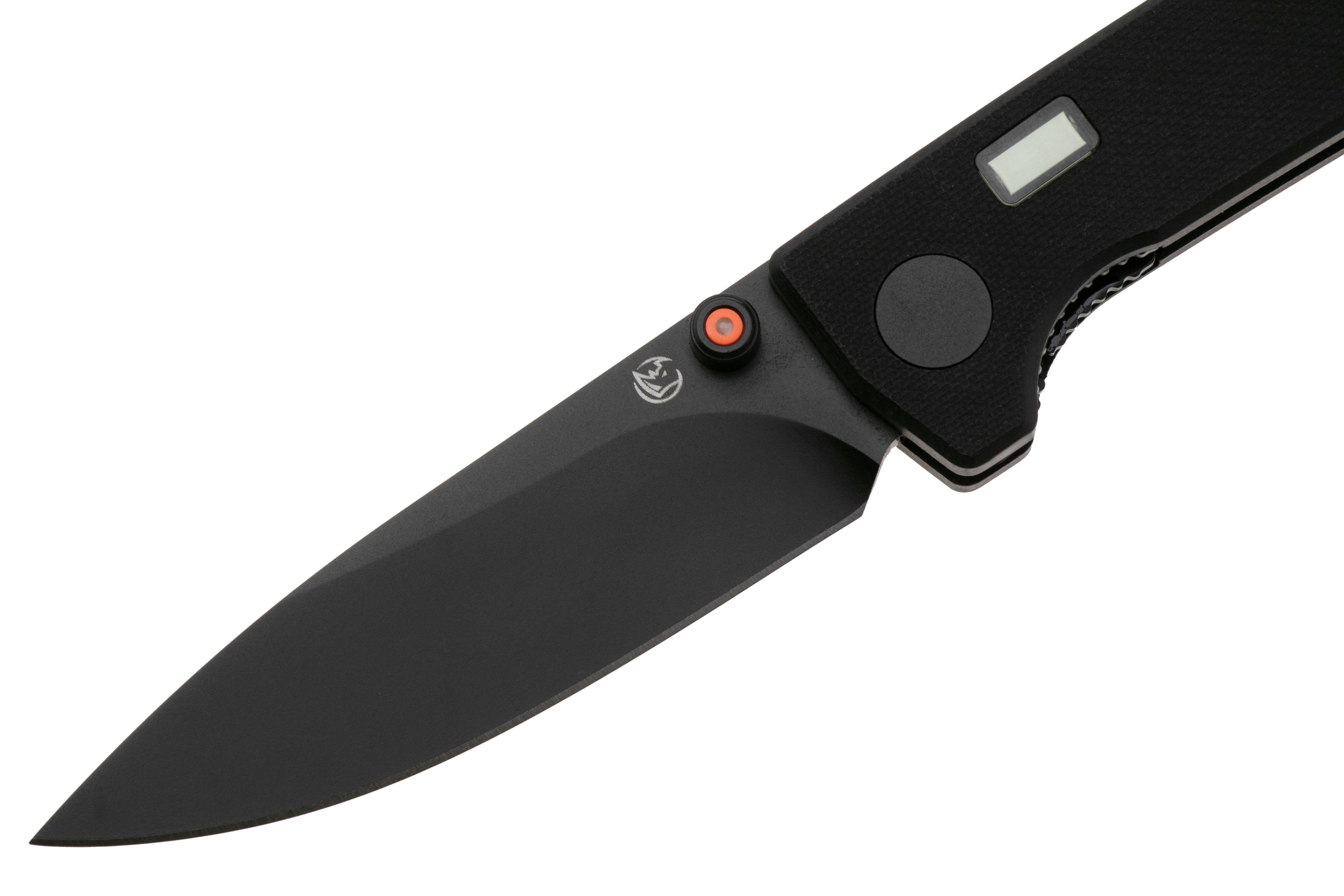 Glow Rhino Fermi FERMI-XG-OG, PVD D2, Black G10 Orange Thumbstud ...