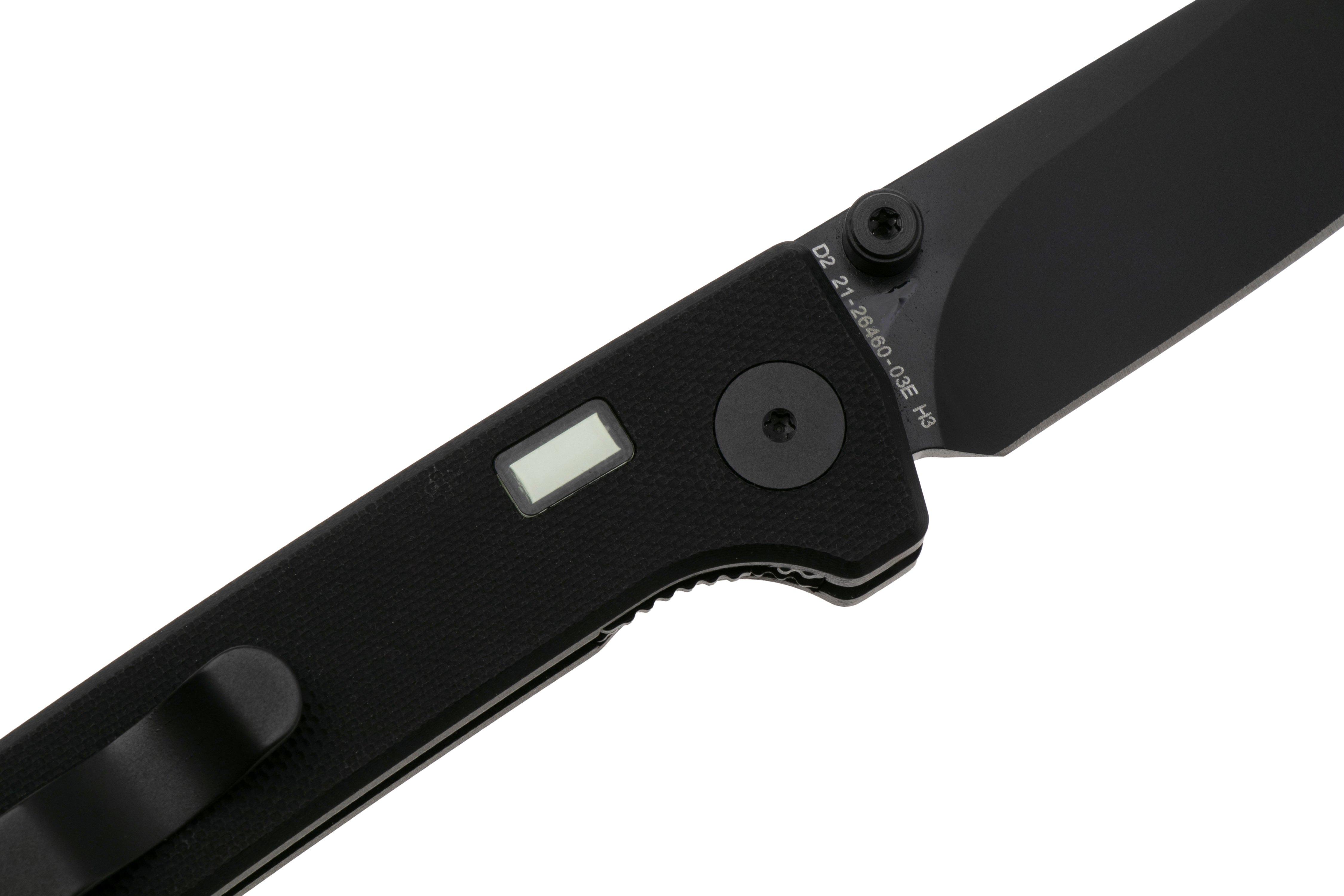 Glow Rhino Fermi FERMI-XG-OG, PVD D2, Black G10 Orange Thumbstud ...