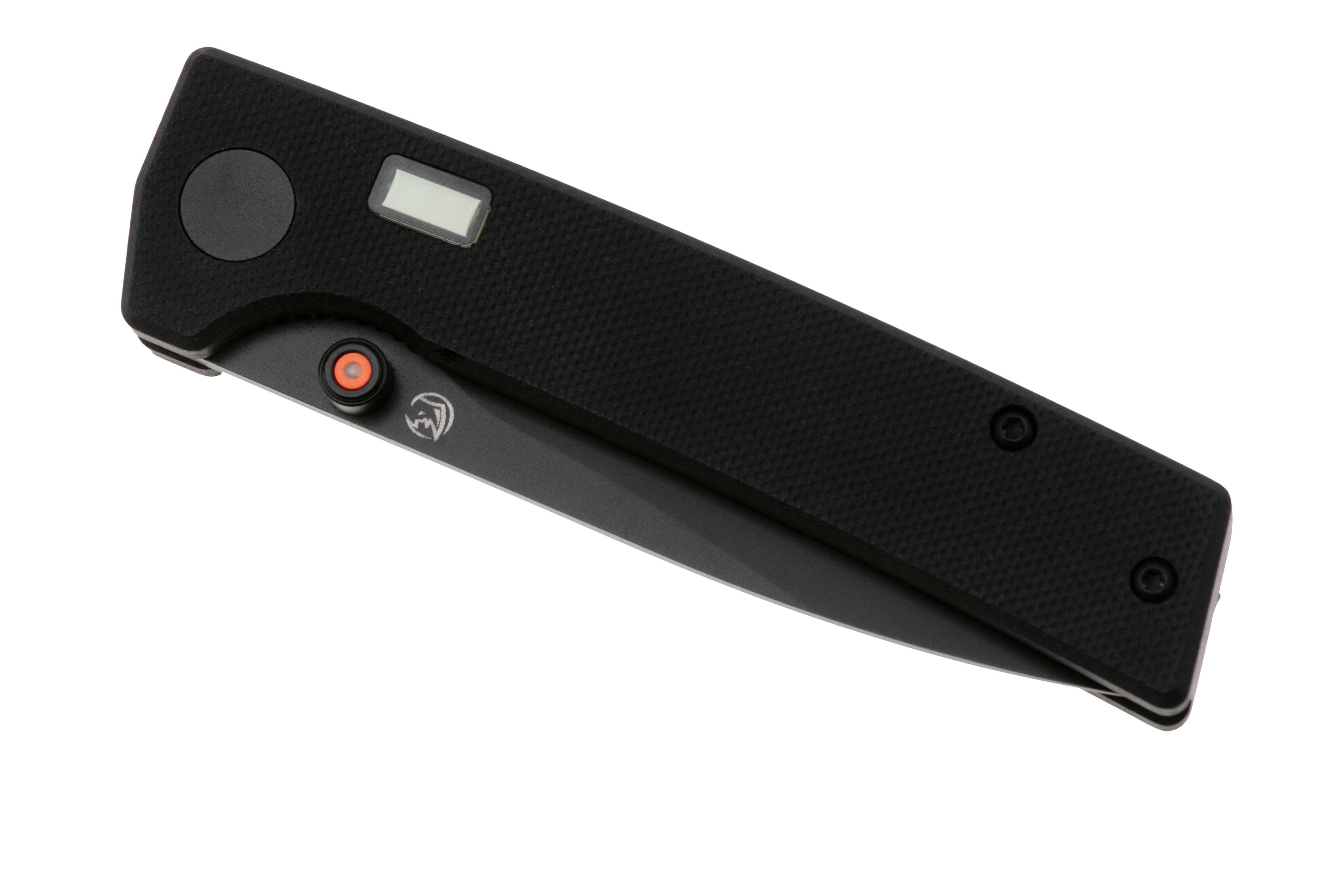 Glow Rhino Fermi FERMI-XG-OG, PVD D2, Black G10 Orange Thumbstud ...