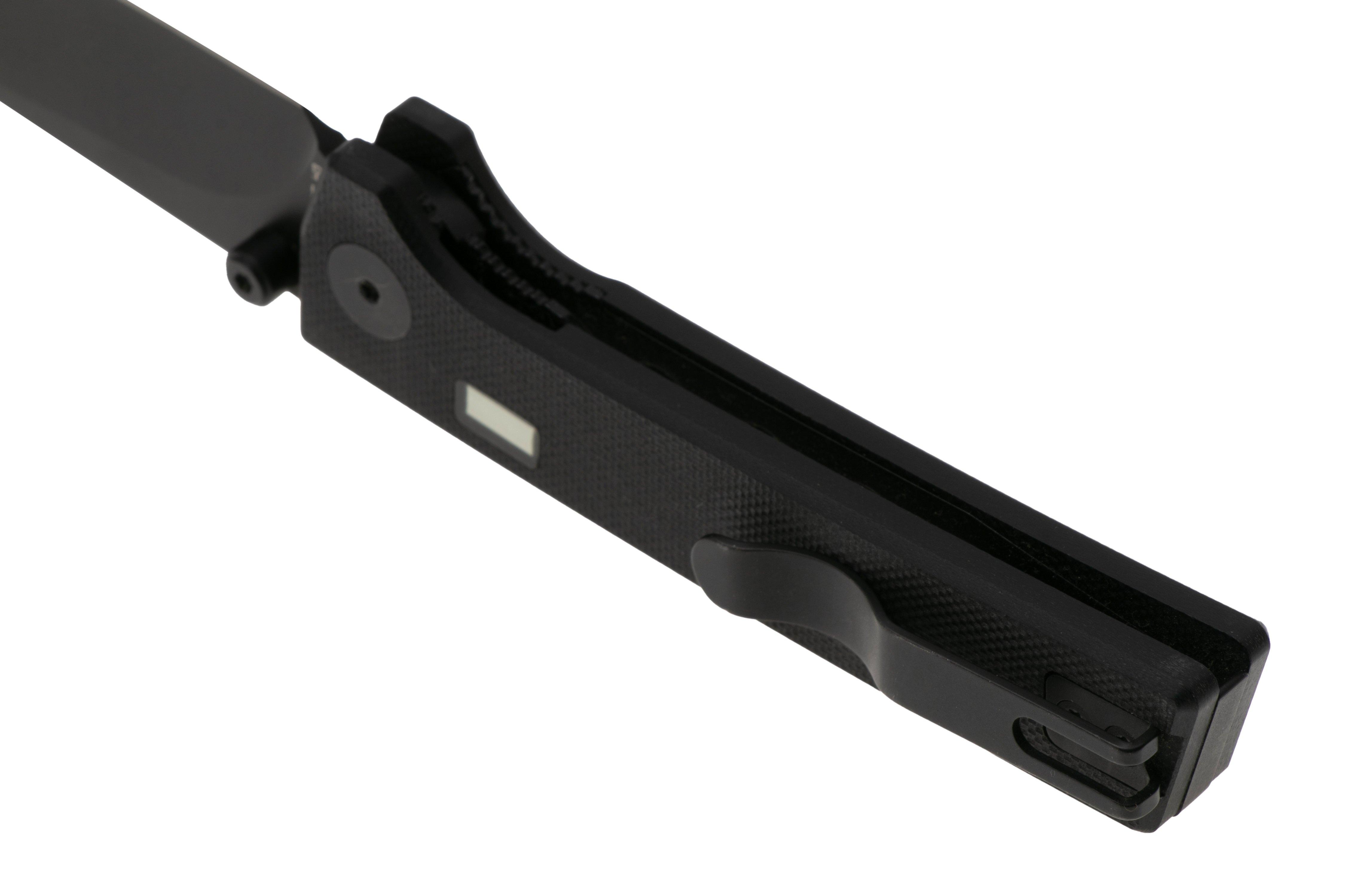 Glow Rhino Fermi FERMI-XG-ZG, PVD D2, Black G10 Black Thumbstud, pocket ...