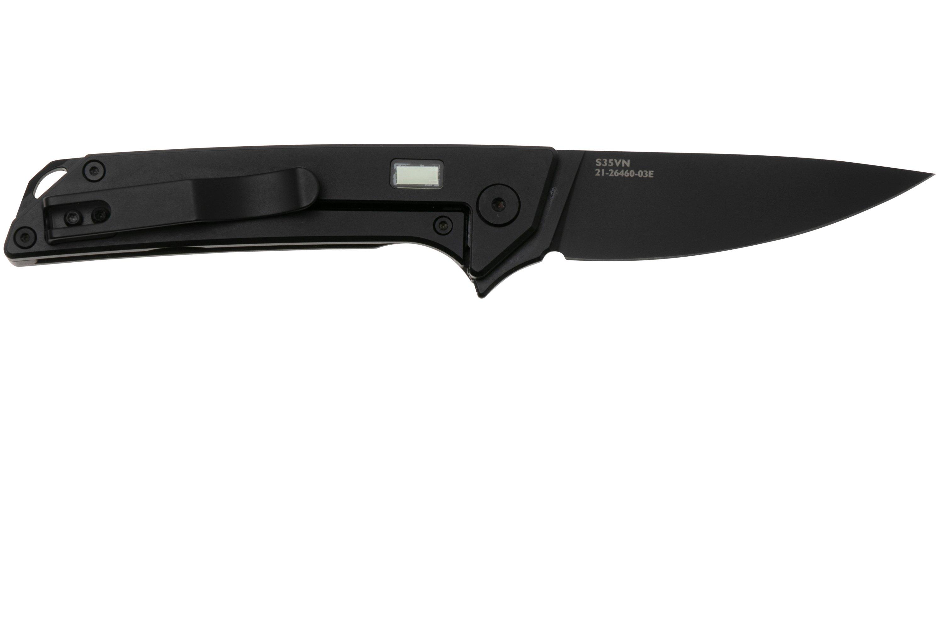 Glow Rhino Reactor KNIFE-REACT-TI-BLC PVD S35VN, PVD Titanium Green ...