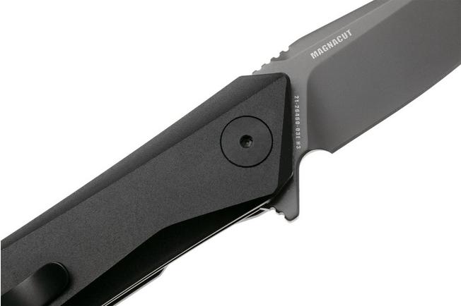 Afbeelding voor Glow Rhino Meitner Z-AL-GR-MG-XG PVD MagnaCut, Black Aluminium, zakmes