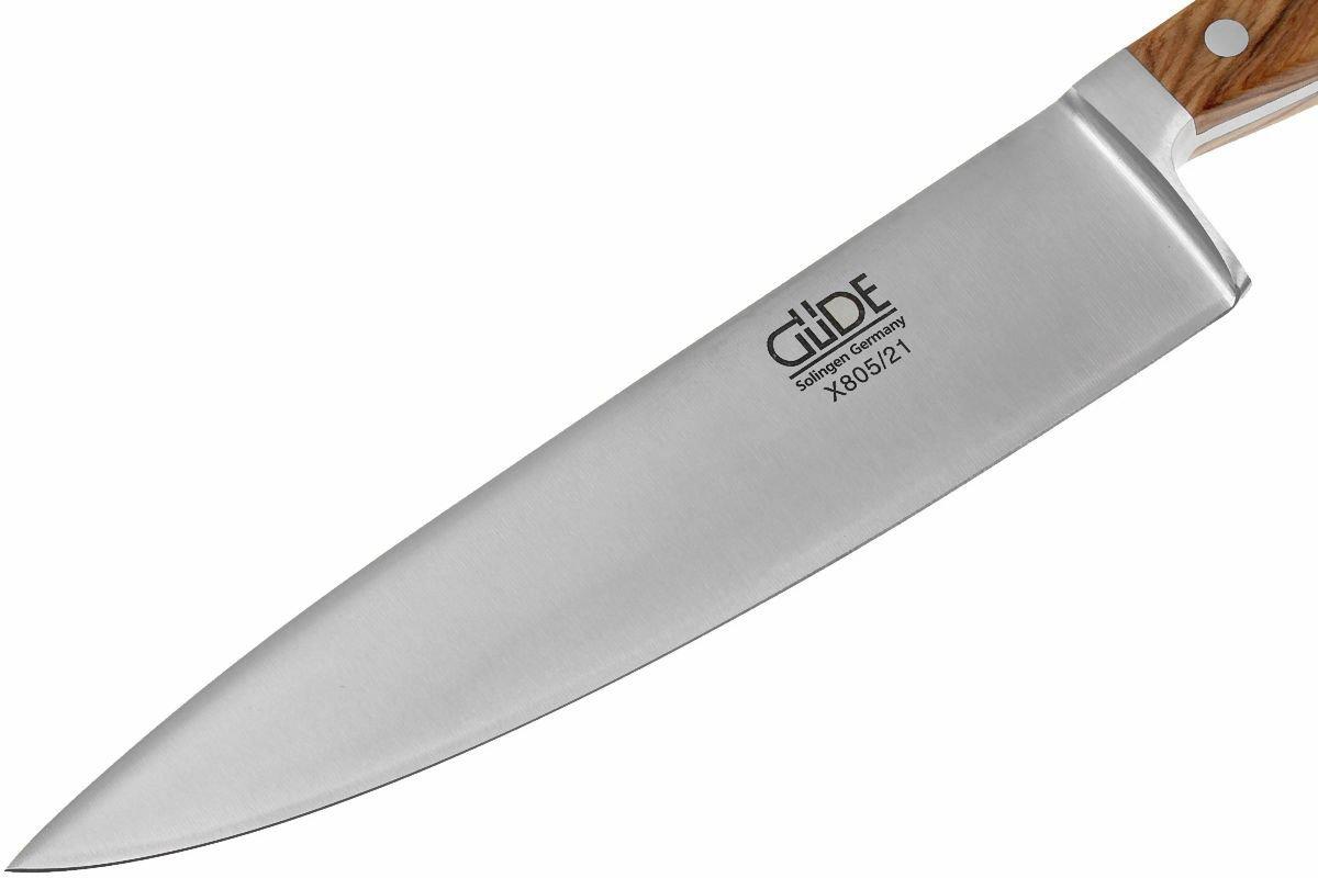 Steakmesser E313/12 Und Gabel E013/09 Von GÜDE, Serie Alpha Fasseiche Im Geschenkkarton