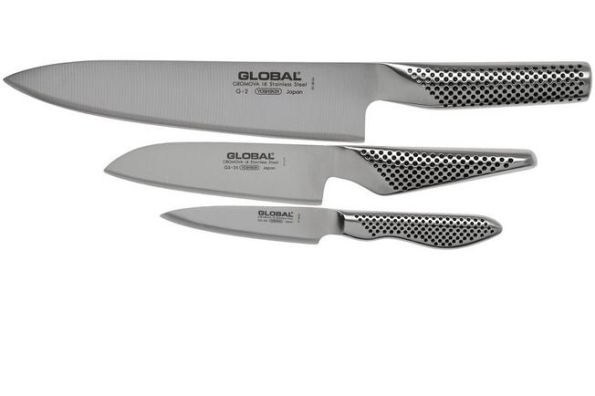 Global 3-Pc Knife Set G-2338