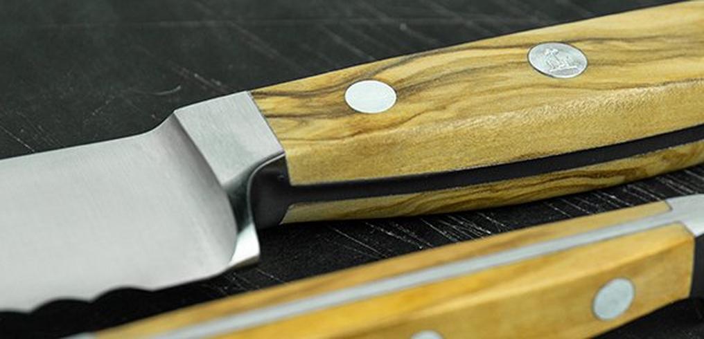 Güde Alpha Olive kitchen knives