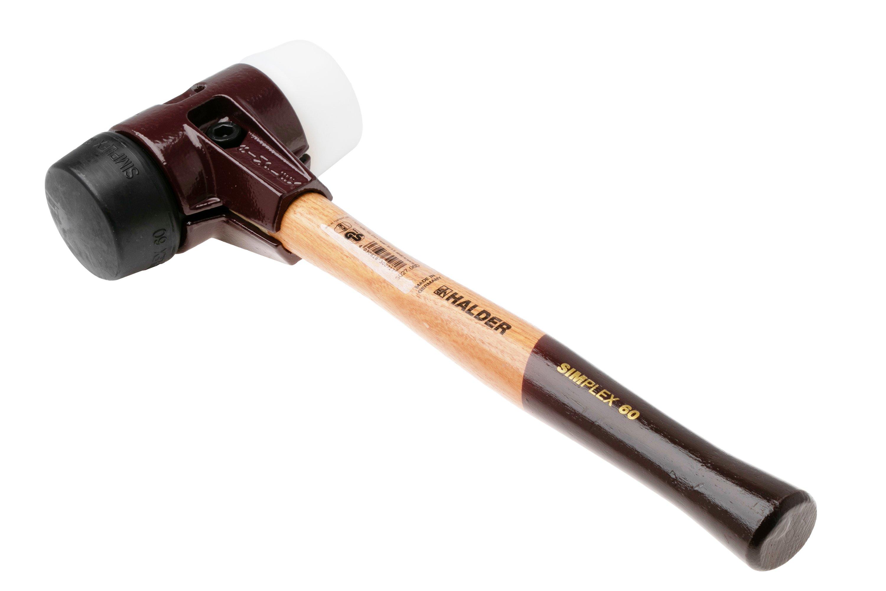 Halder SIMPLEX 3027060 Schonhammer, Gummikomposition, Superplastik, 60 ...