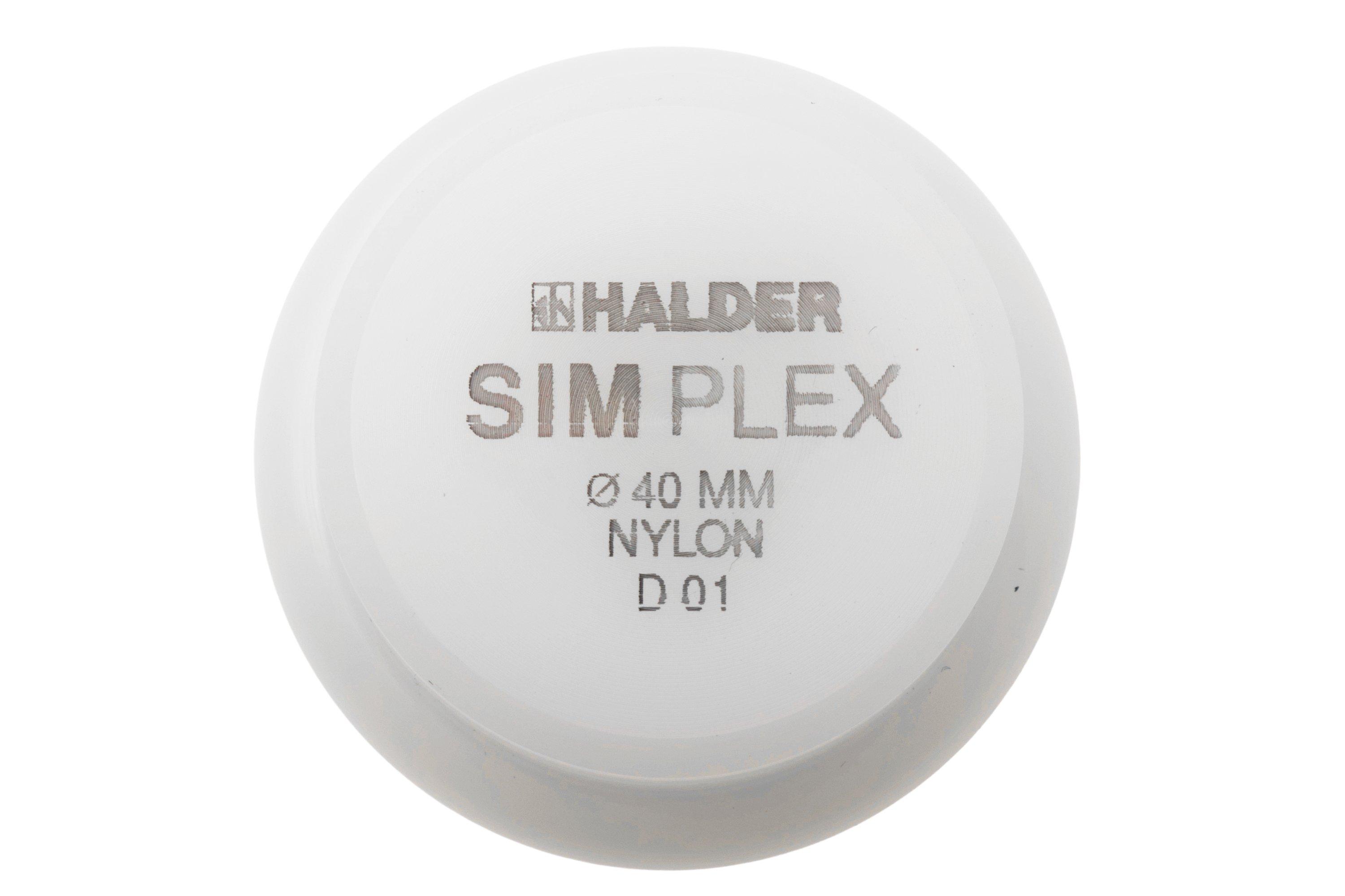 Halder SIMPLEX 3208040 Einsatz, Nylon, weiß, 40 mm | Günstiger shoppen ...
