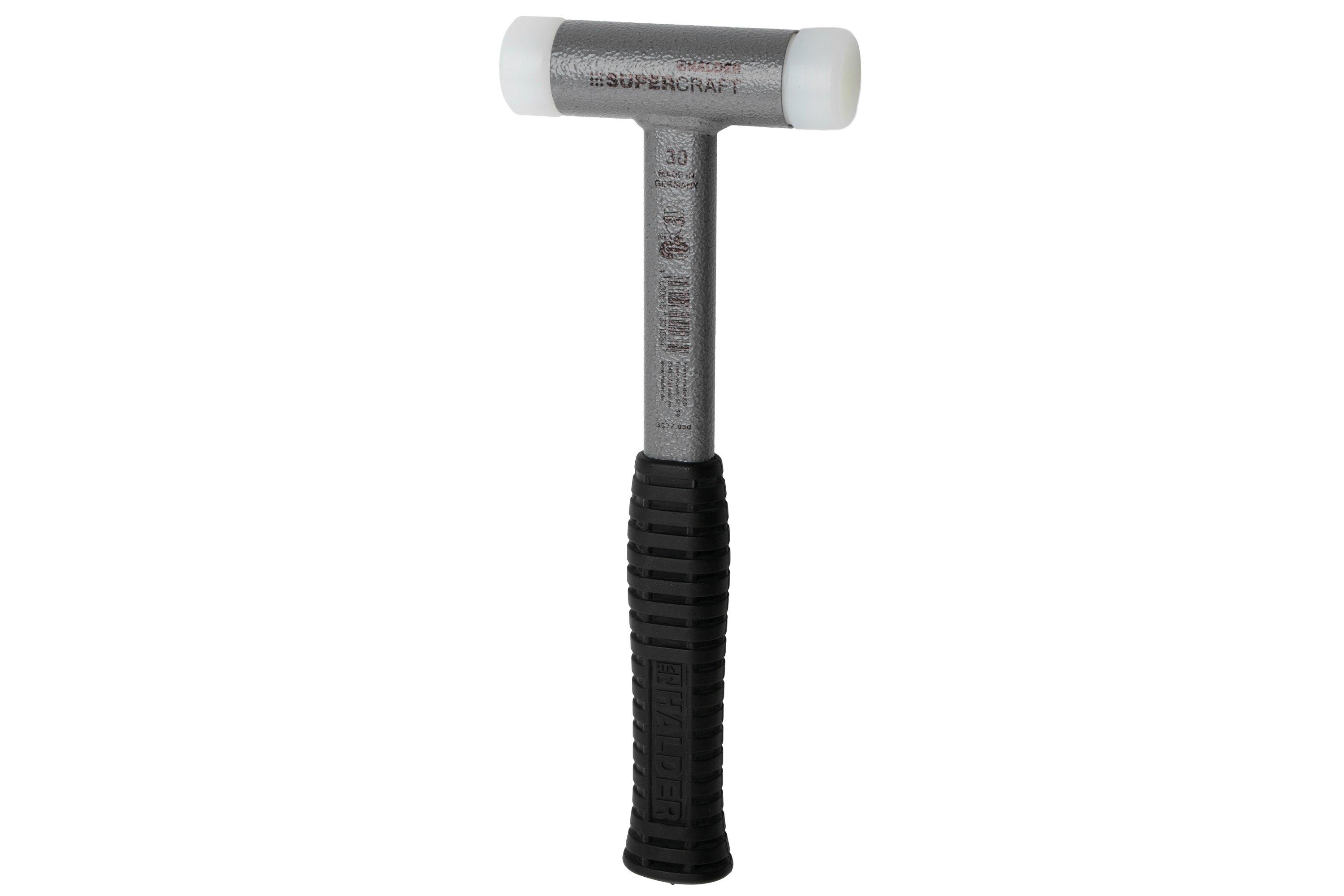 Halder SUPERCRAFT 3377030 stalen steel, nylon, terugslagvrije hamer, 30 ...