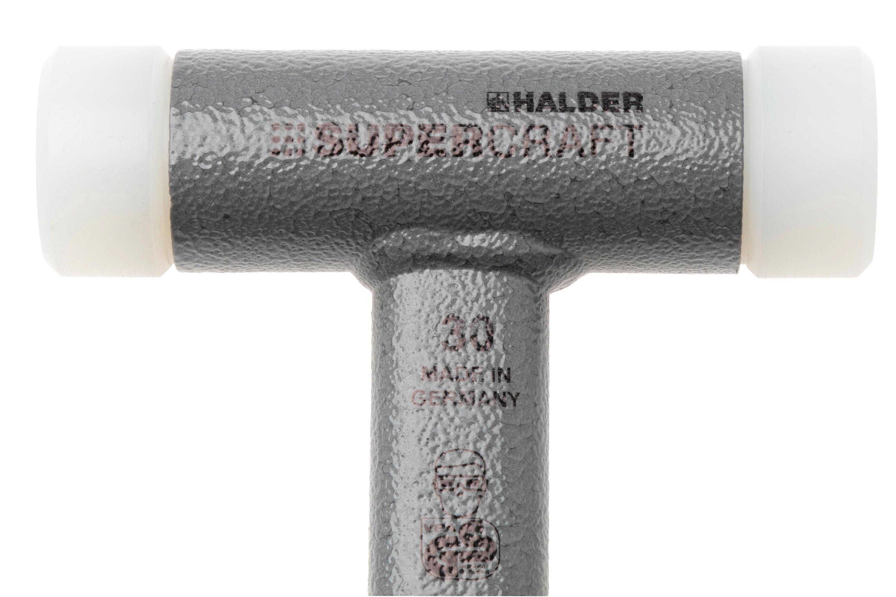 Halder Baseplex Mallet With Nylon Face Inserts And Zinc Die Cast Housing 4 61 33 16 Oz
