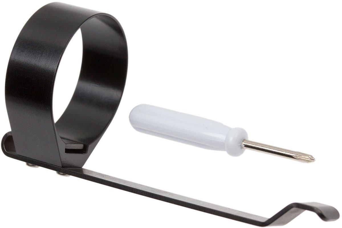 25 Clip Porta Torcia In Acciaio Inox Nero: Fermagli Tascabili Per Penne E Luci Portachiavi
