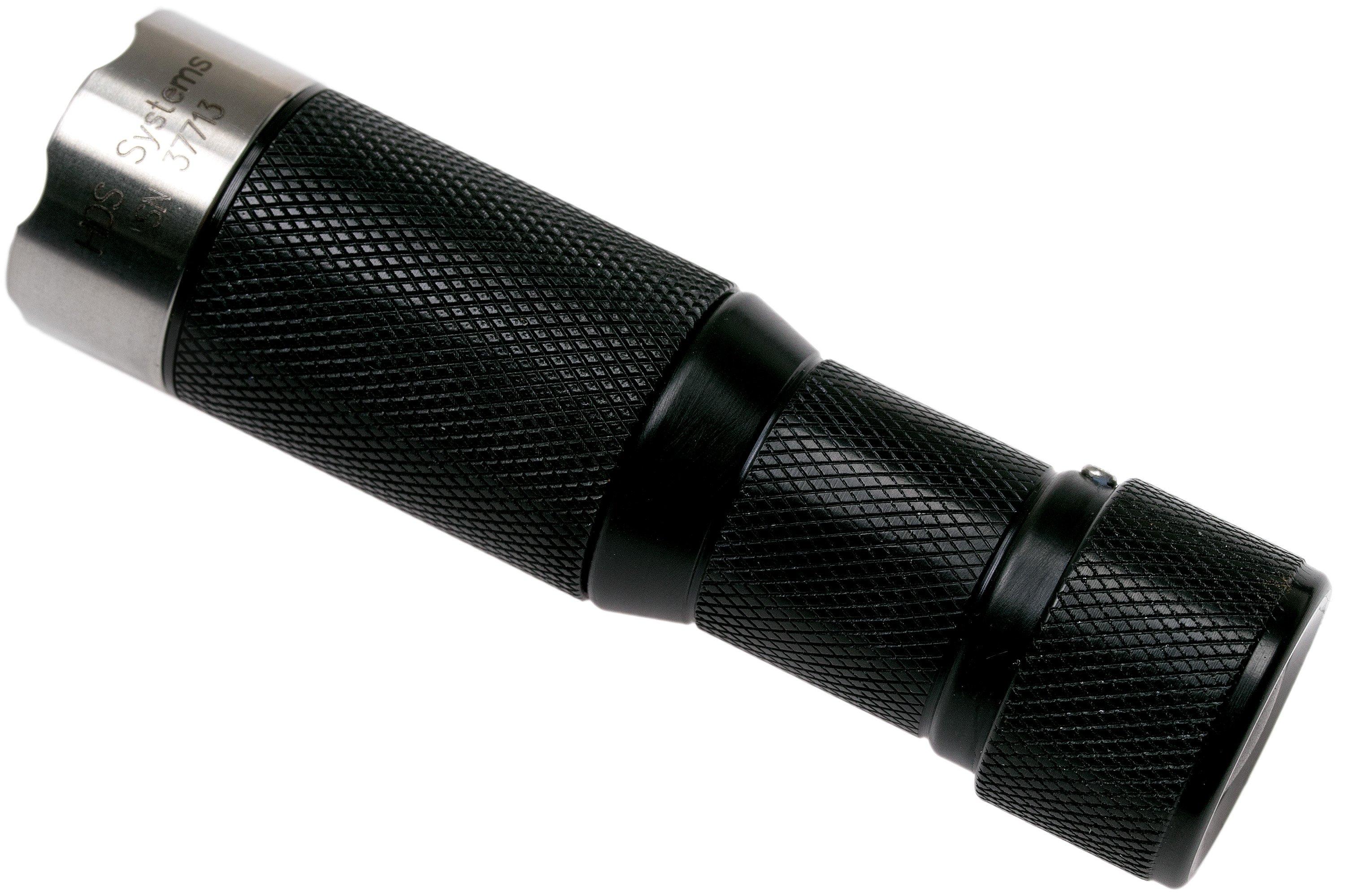 HDS systems EDC Custom LEDflashlight, 325 lumens NLT, rotaryswitch