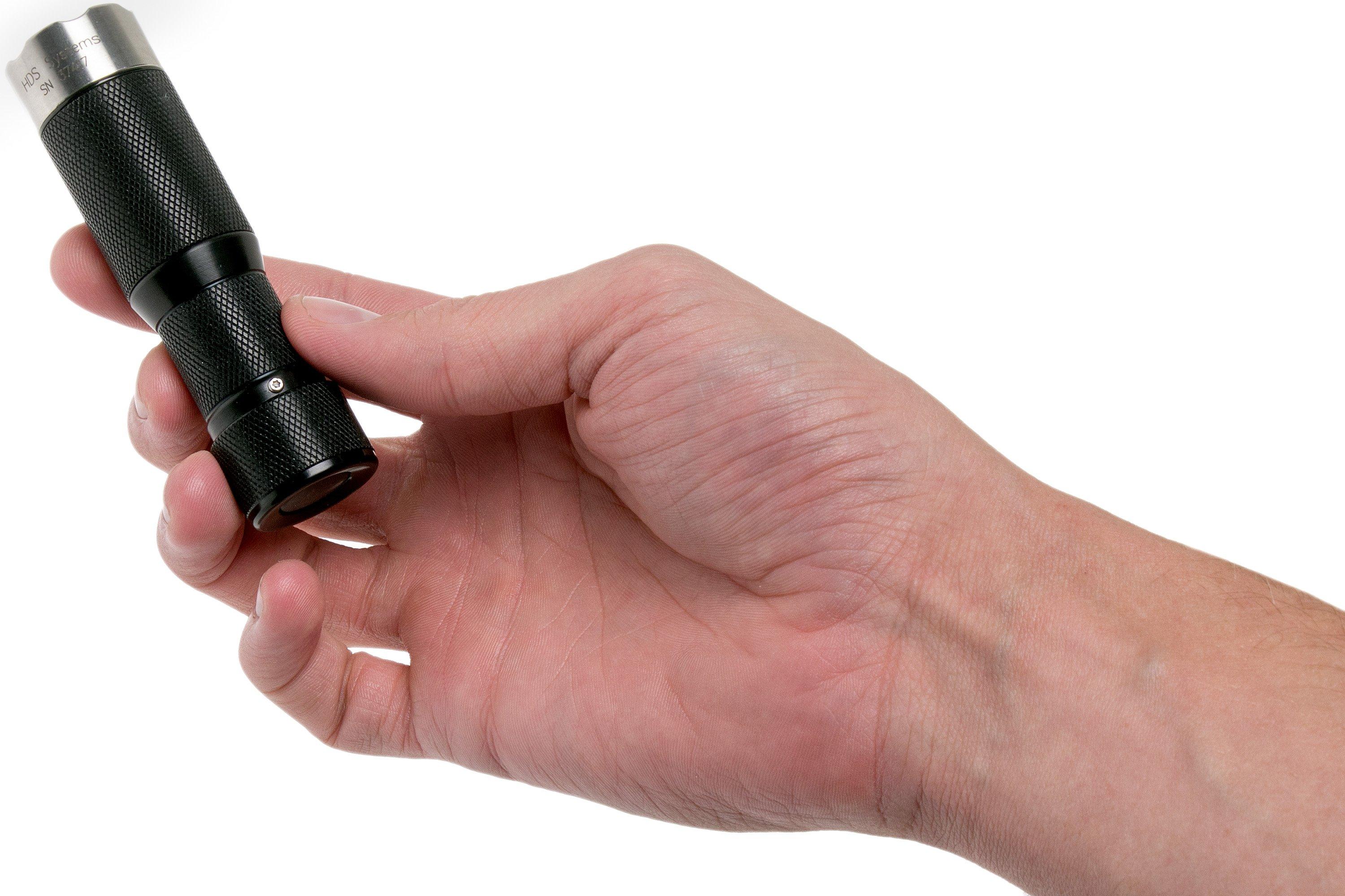 HDS systems EDC Custom LEDflashlight, 325 lumens, rotaryswitch