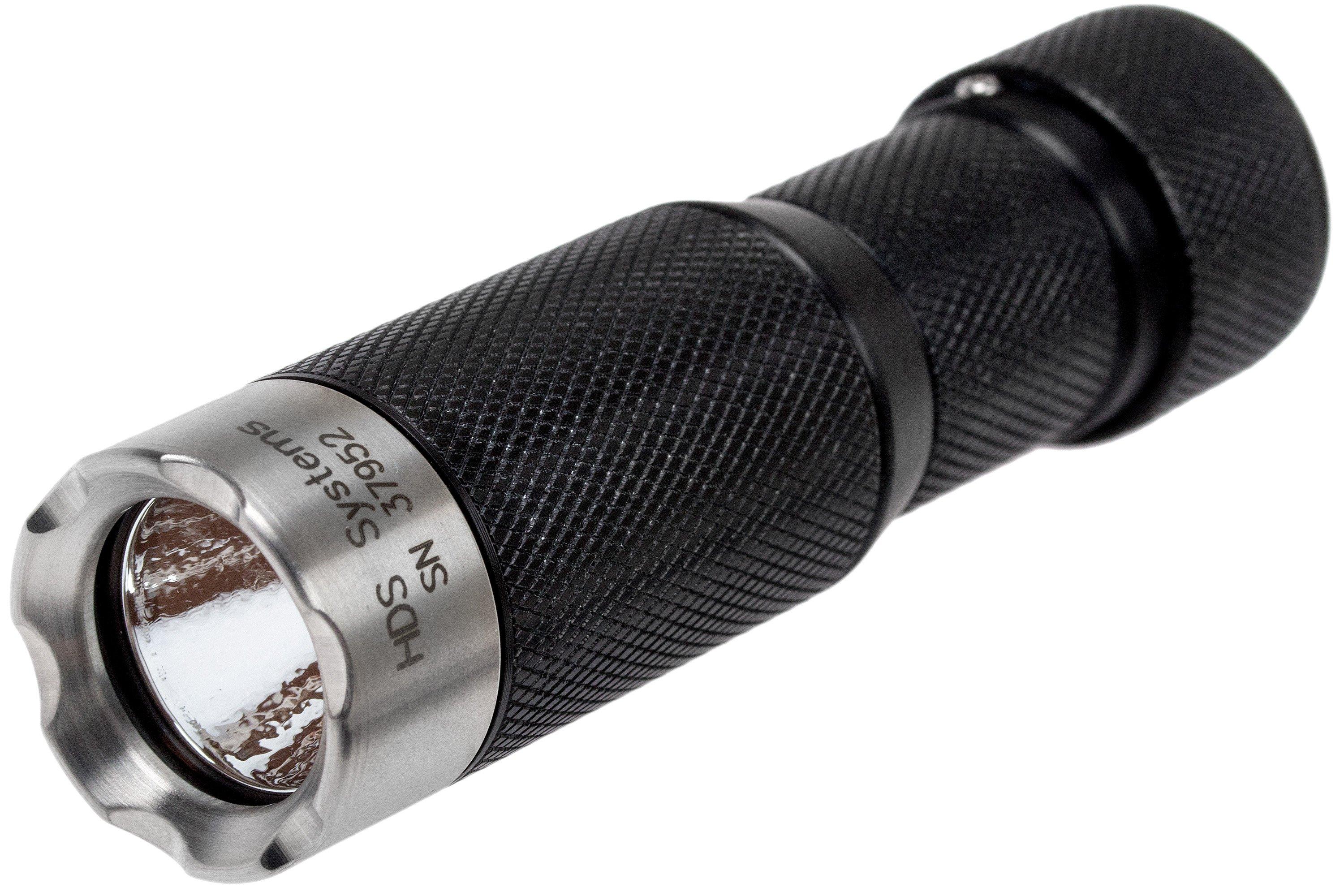 HDS systems EDC Custom AMBER LED flashlight 250mW, rotaryswitch