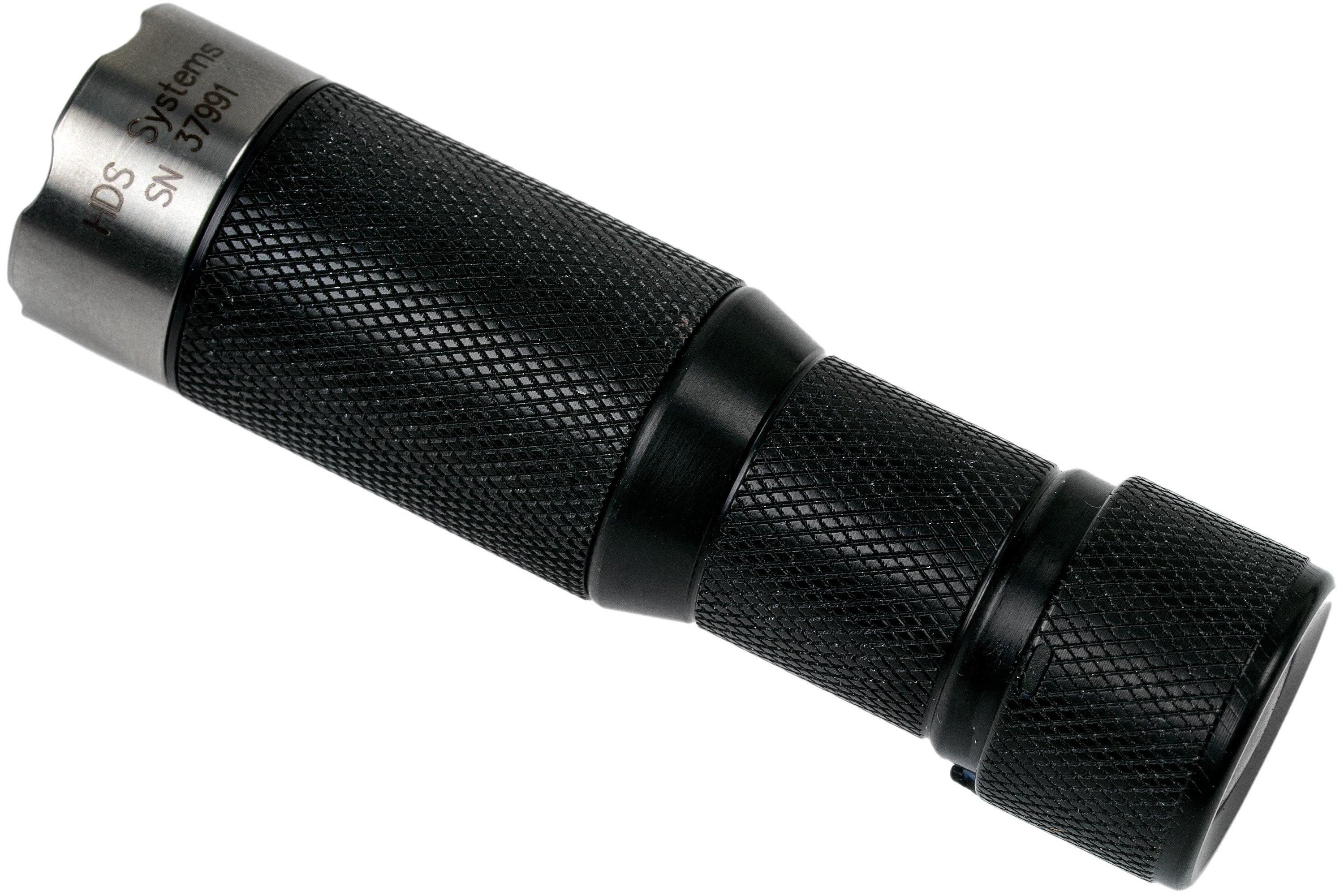 HDS systems EDC Custom SS40 LED flashlight, 225 lumens, rotary-switch ...