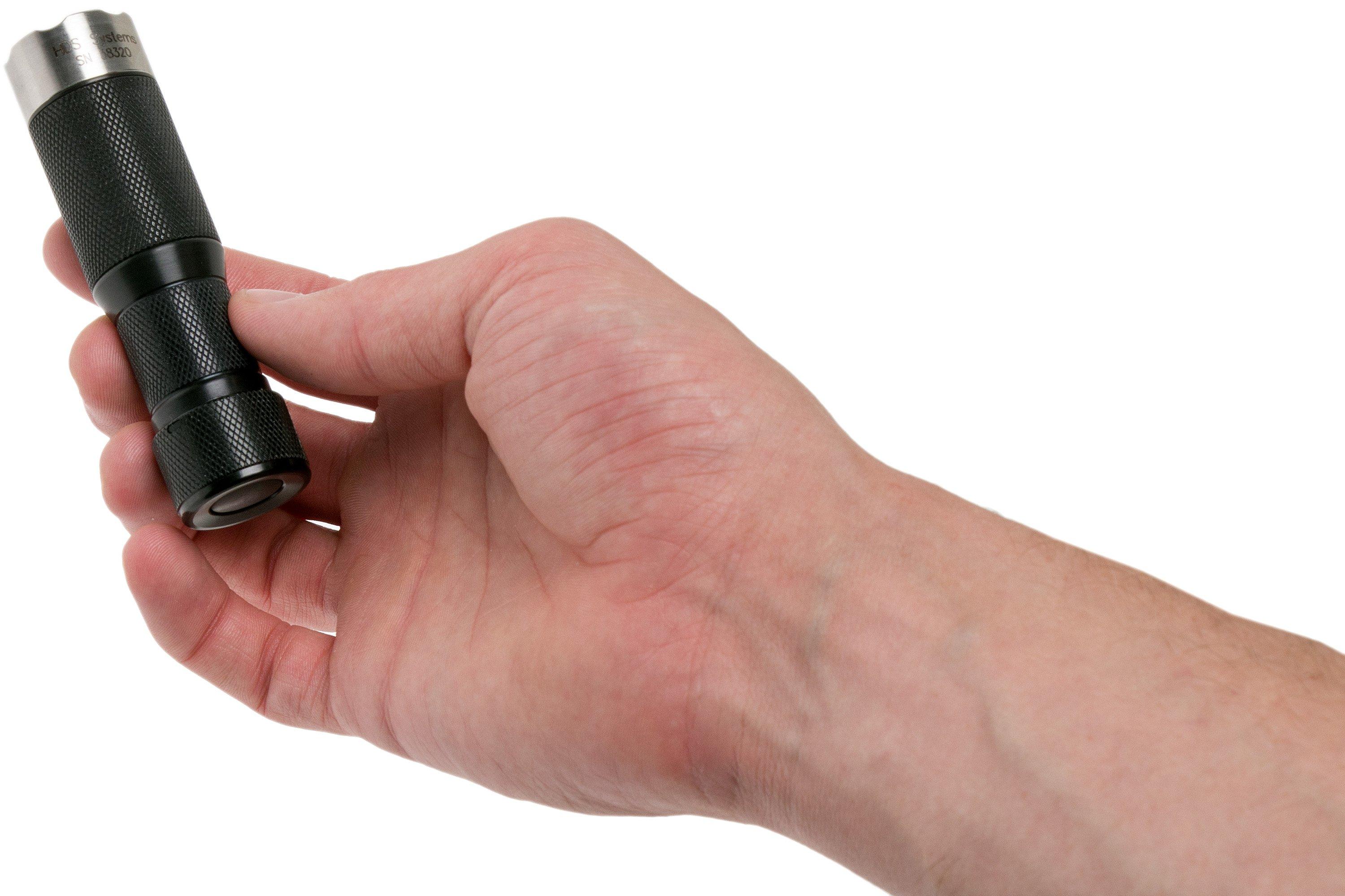 HDS systems EDC Custom, LED flashlight, High CRI, 200 lumens, rotary