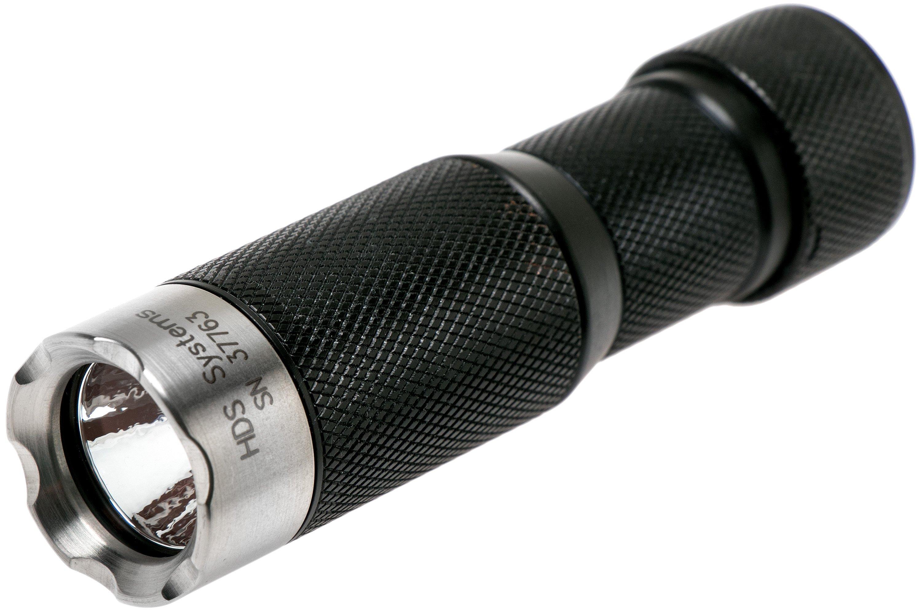 HDS systems EDC Custom L5D2V4 LEDflashlight, 300 lumens, rotaryswitch