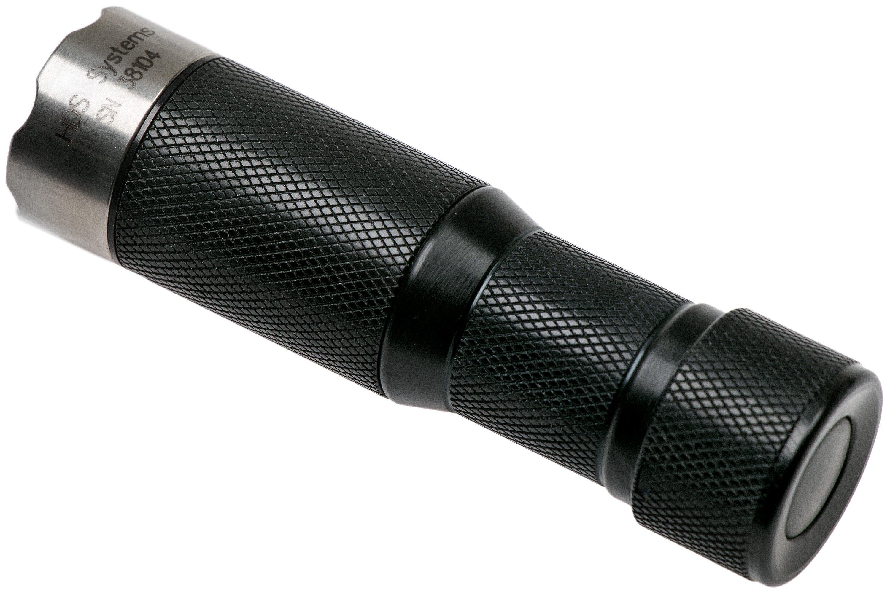 HDS systems EDC Custom LED flashlight, 200 lumens, rotary-switch ...