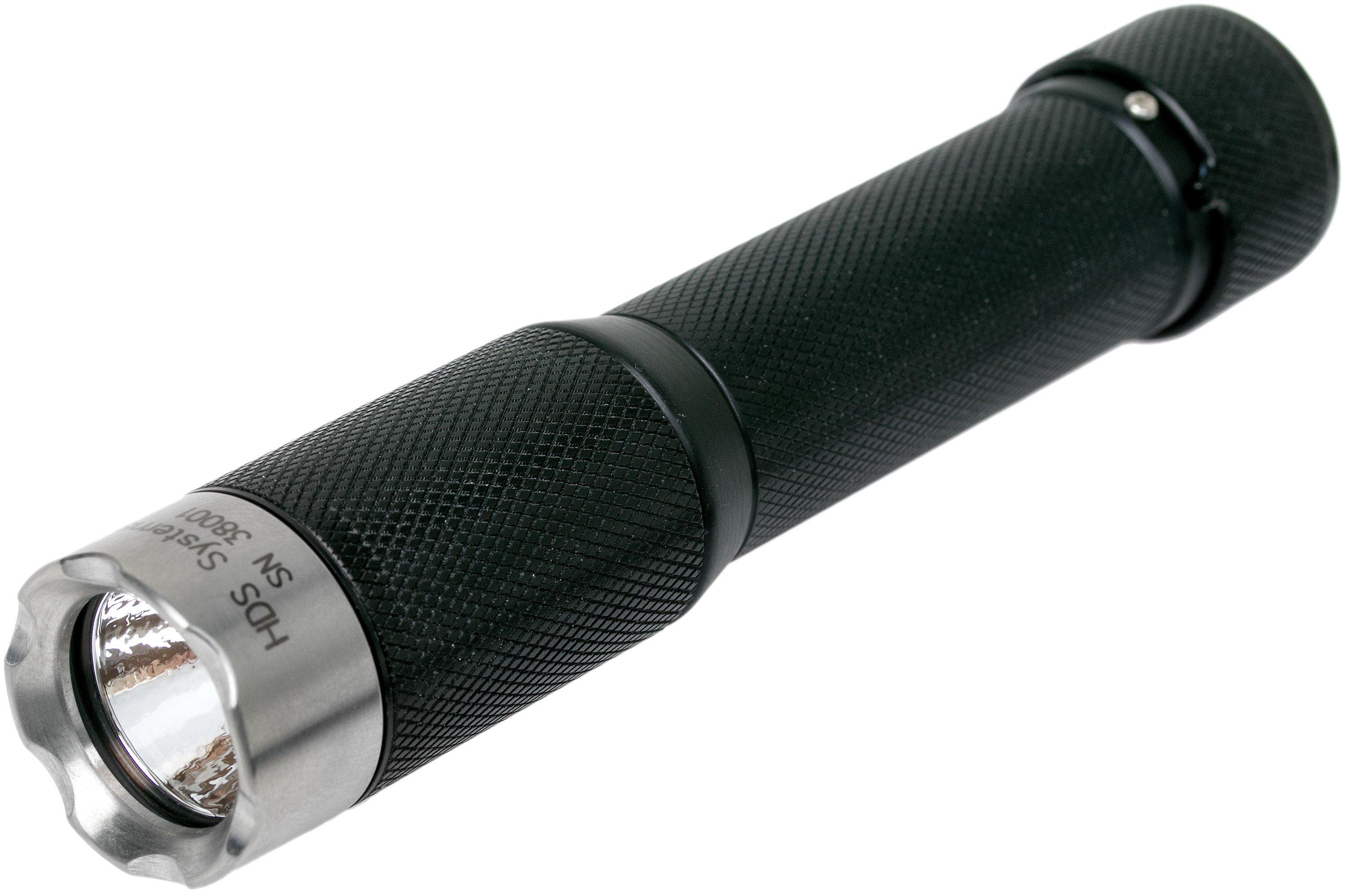 HDS systems EDC Custom LED flashlight, 325 lumens NLT, 18650 LiIon