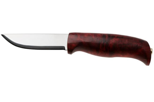 Afbeelding voor Helle Allmenn 200008 Polished 12C27 Red Curly Birch, vaststaand mes