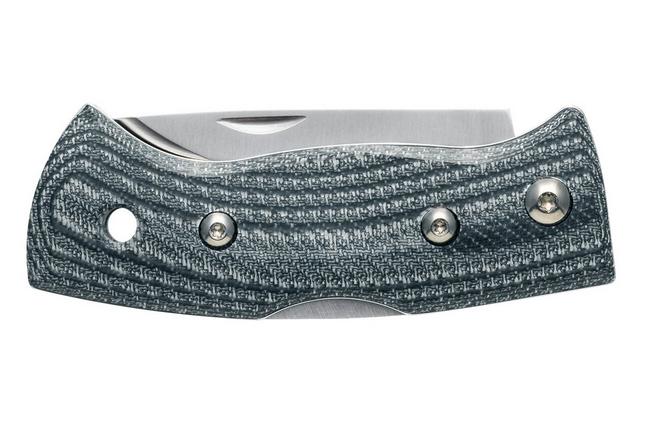 Afbeelding voor Helle 761 Berget, 2002763, Satin Sandvik 12C27, Denim Micarta bushcraft zakmes