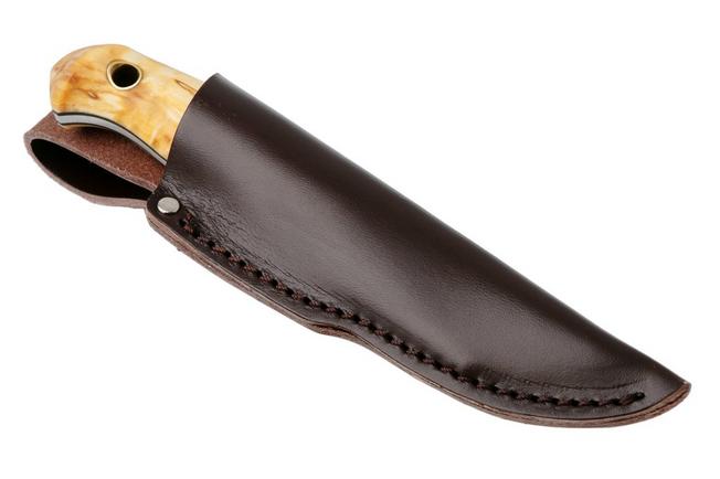 Afbeelding voor Helle Polaris 200675, Satin 14C28N,  Curly Birch bushcraftmes