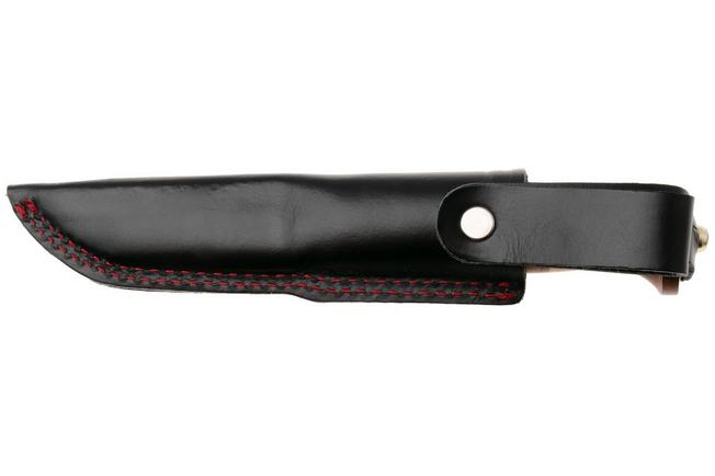 Bild für Helle Harding Rubin 200699, 2026 Limited Edition, Polished H3LS, Spalted Beechwood, Red Leather Fahrtenmesser