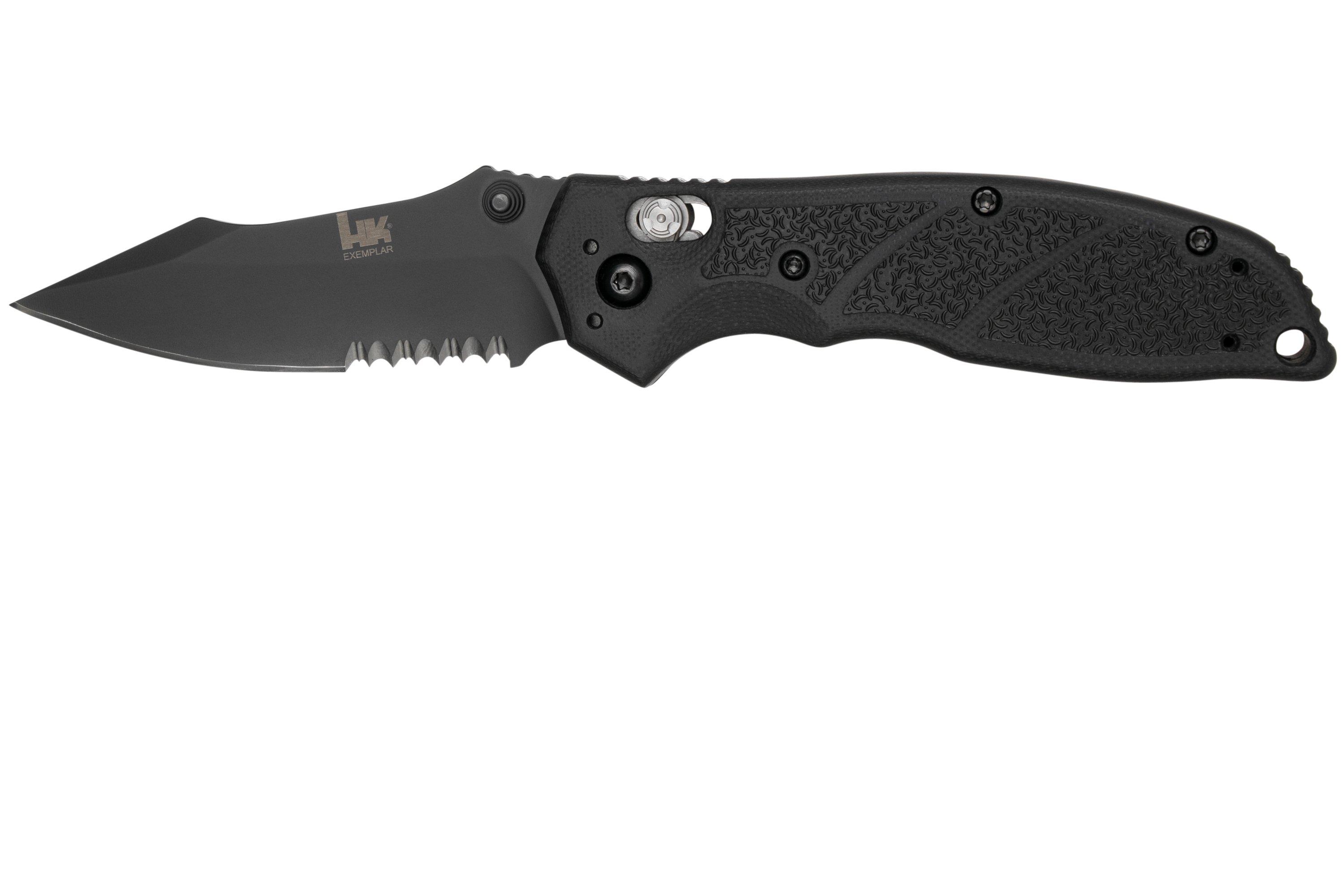 Heckler & Koch Exemplar 54150 Black Serrated, pocket knife