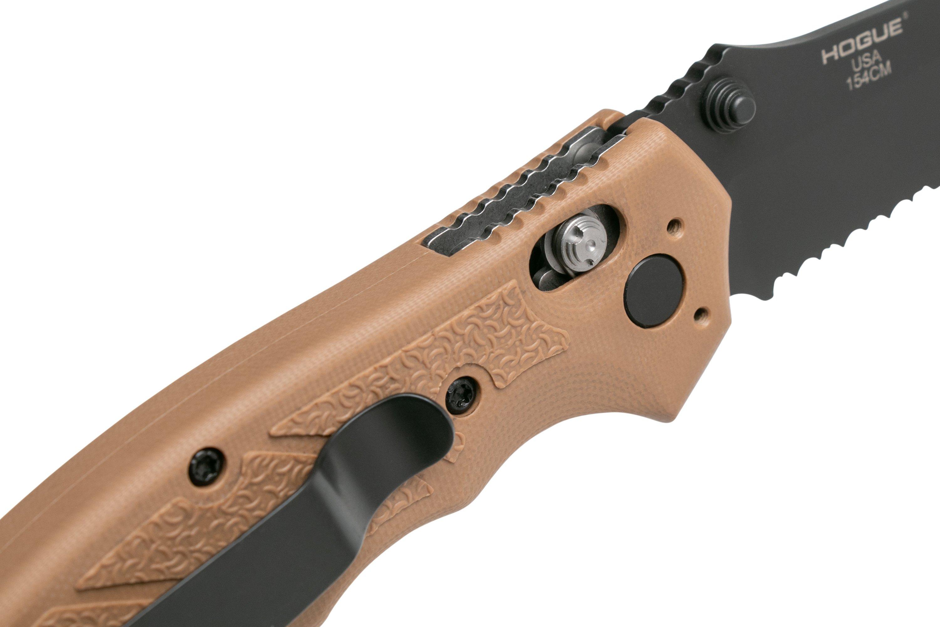 Heckler & Koch Exemplar 54153 Dark Earth Serrated, pocket knife