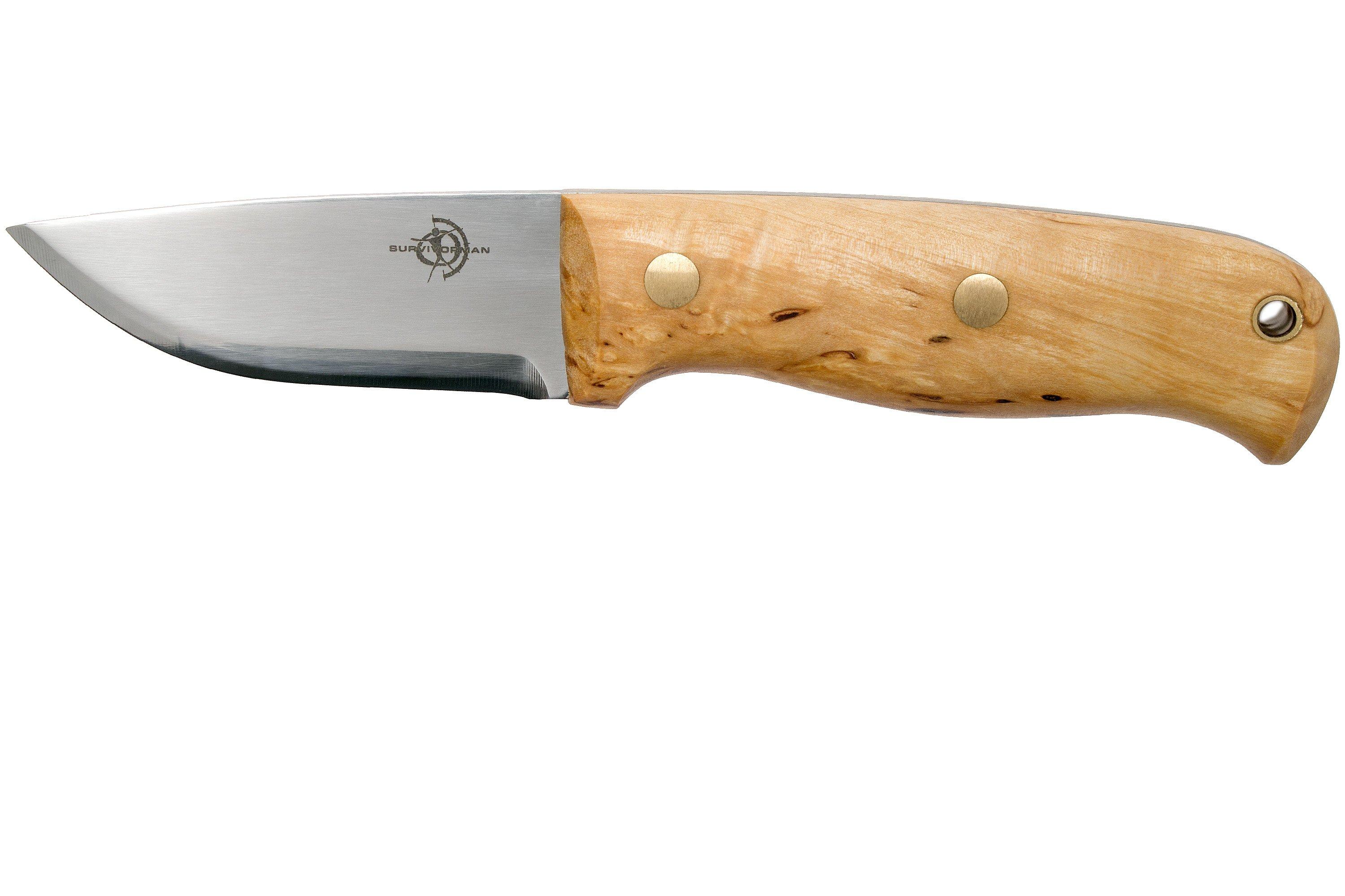 Helle Wabakimi 630 bushcraft knife, Les Stroud design Advantageously