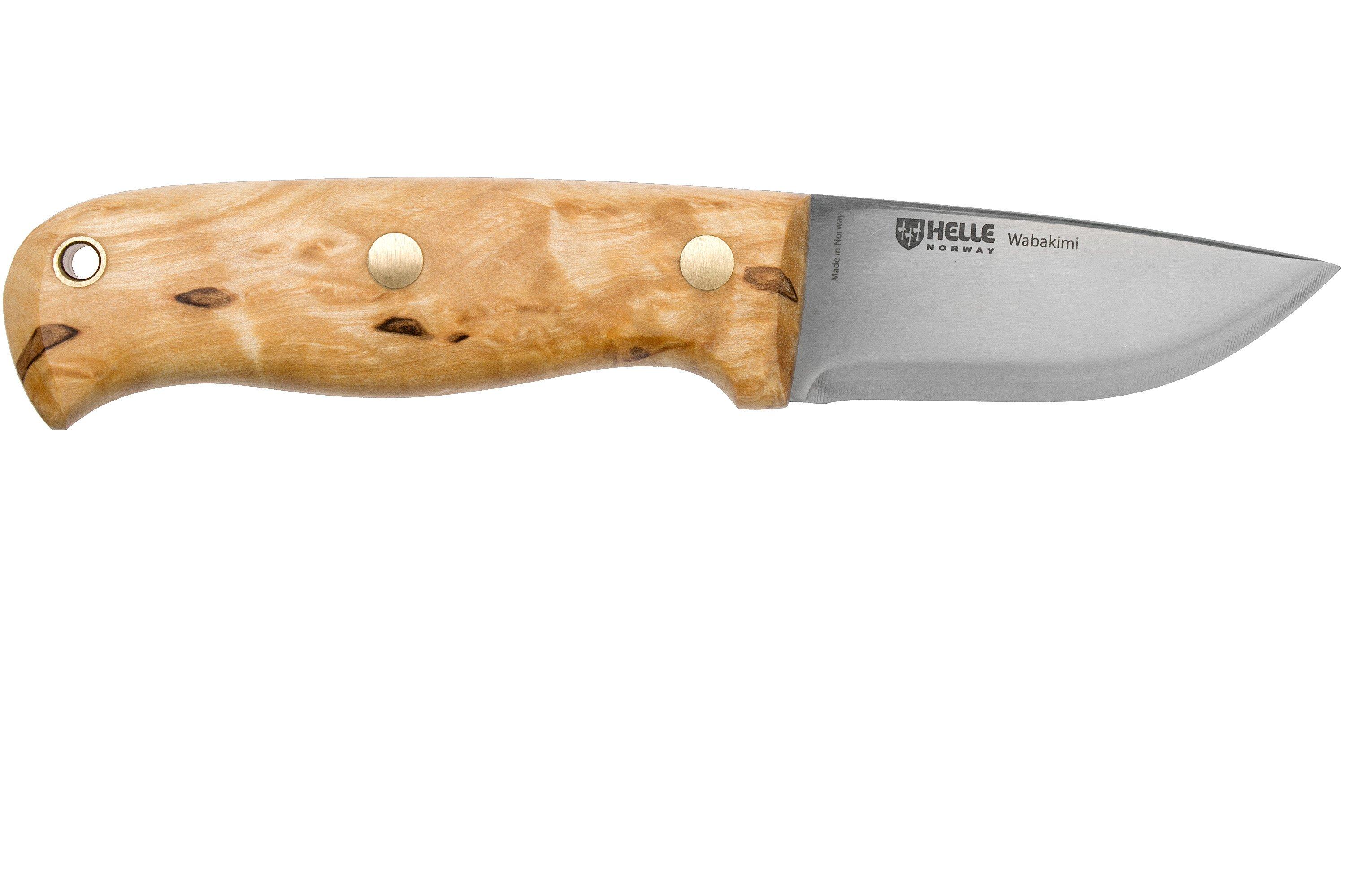 Helle Wabakimi 630 bushcraft knife, Les Stroud design Advantageously